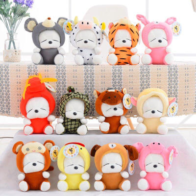 欣恒美 十二生肖毛绒玩具流氓兔公仔小兔子布娃娃玩偶生日礼品女