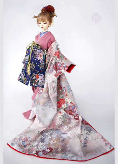 二手[seventeen]1/3bjd 花魁套组  夏辻 (无现货)