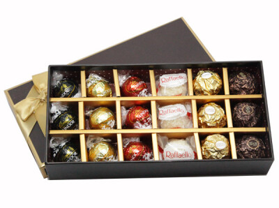 包邮★费列罗 瑞士莲18颗 diy礼盒 六六大顺 6色6味