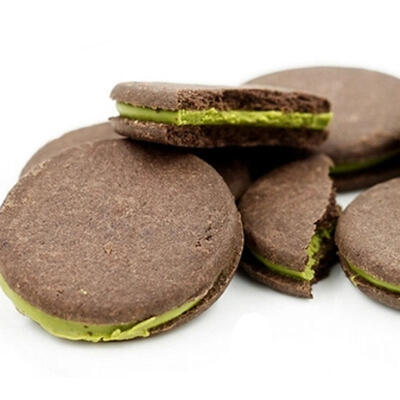 日本进口零食 meiji明治零食51%浓厚抹茶巧克力曲奇夹心饼干99g