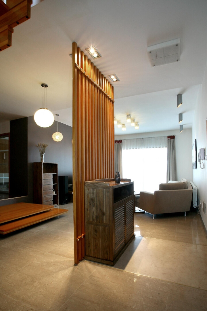 现代简约,客厅隔断