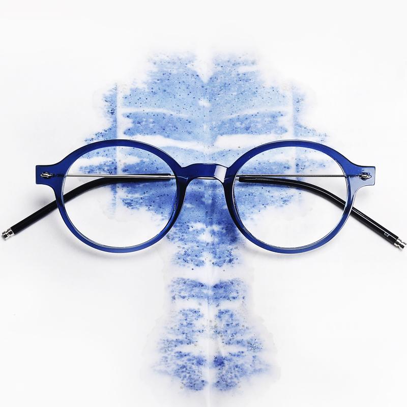 柠檬镜超轻7克圆框tr90眼镜架复古文艺清新近视眼镜男女款镜框