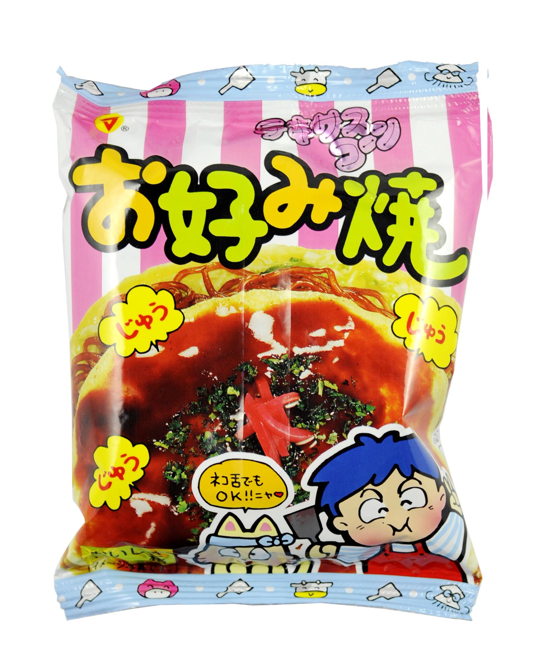 日本原装进口零食品 松山 大阪烧味米果小包 10g