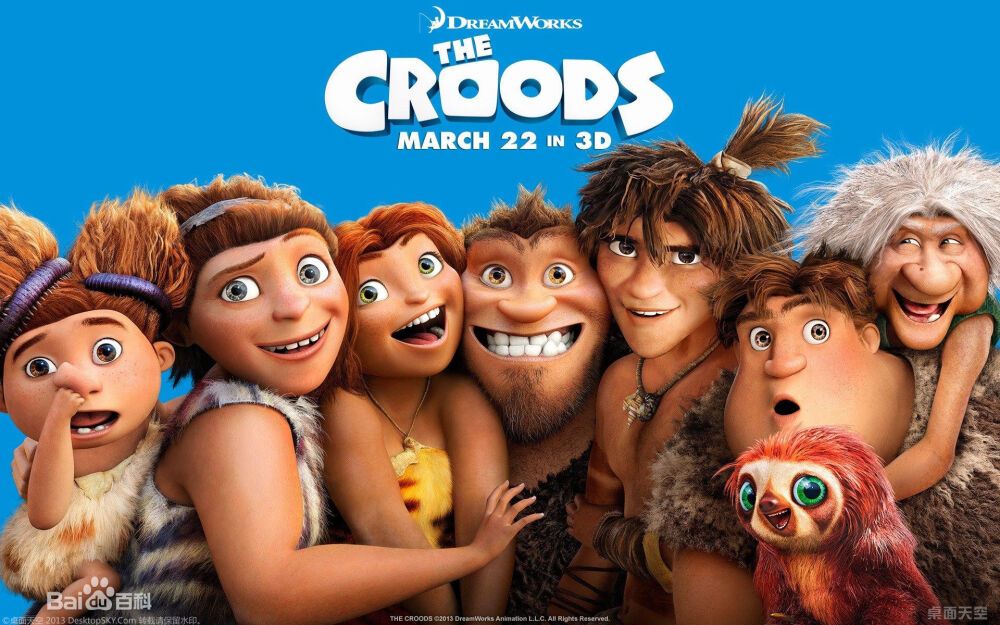 《疯狂原始人》(英语:the croods)是2013年美国一部3d电脑动画电影.