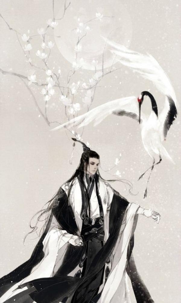 古风少年插画图片