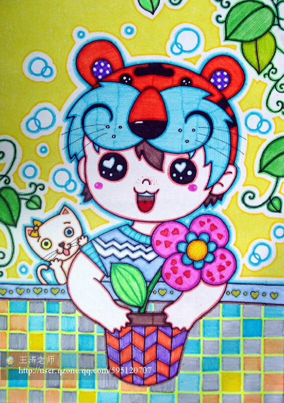 王涛老师儿童教学范画 缥缈 的日志