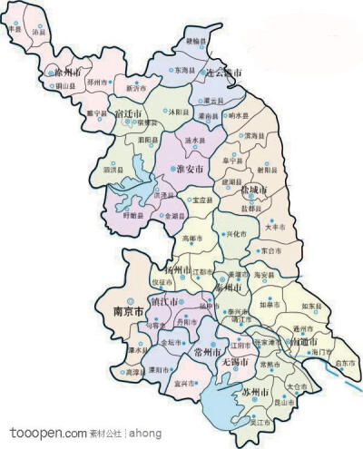 江苏省地图下载