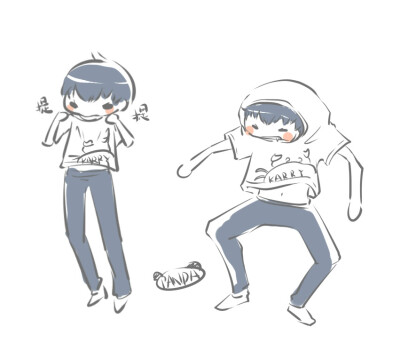 王俊凯##tfboys王俊凯# 手绘漫画,俊俊怕露~~~ (cr:p-pppanda)