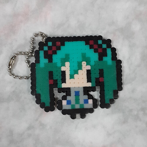 拼豆成品 新店促销 初音 miku diy饰品