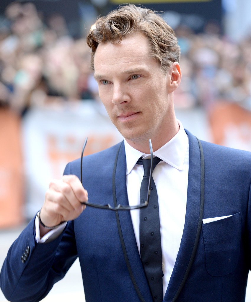 2014多伦多影展模仿游戏红毯首映帅帅的摘眼镜