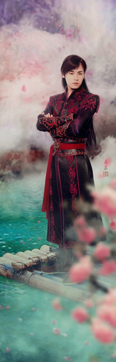 李易峰##百里屠苏# 细雨斜织 楼台烟雨 不及轻风吹起少侠发梢的美好