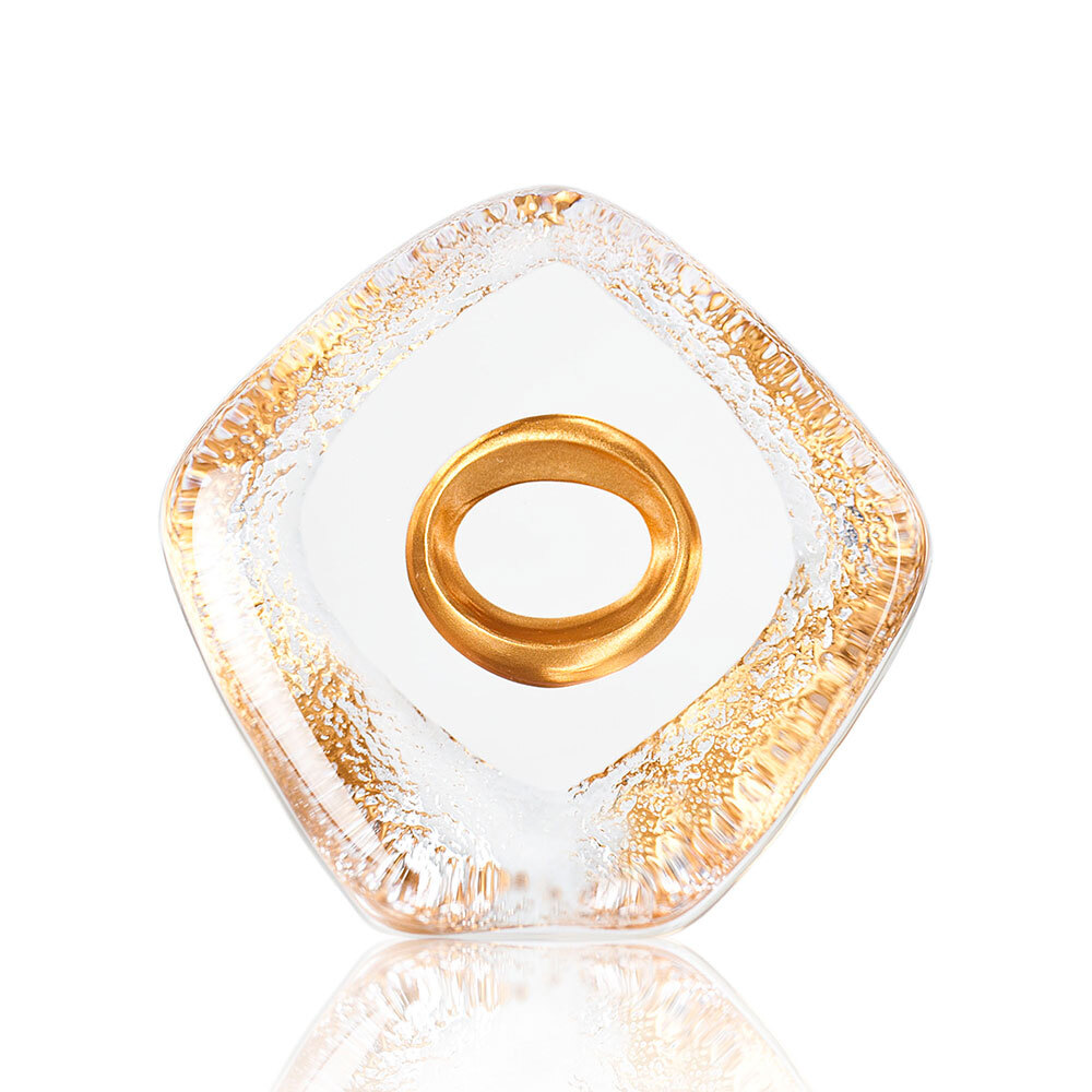 代购 正品代购 瑞典mats jonasson hobbit水晶摆件 戒指