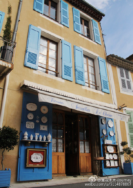 行#带着微博去旅行#小镇控 法国南部,陶瓷小镇moustier-sainte