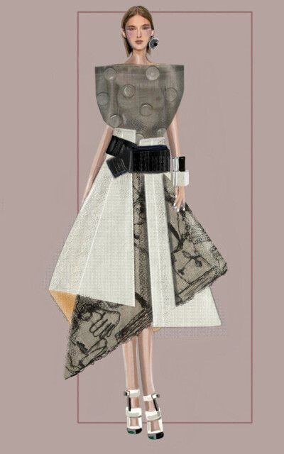 fashion的衣服,fashion服装 最新高级时装插画 fashion drawing 精选服装效果图46张
