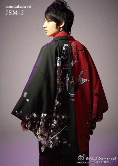 和服##男着##羽织##袴##japan style#拼色真萌()