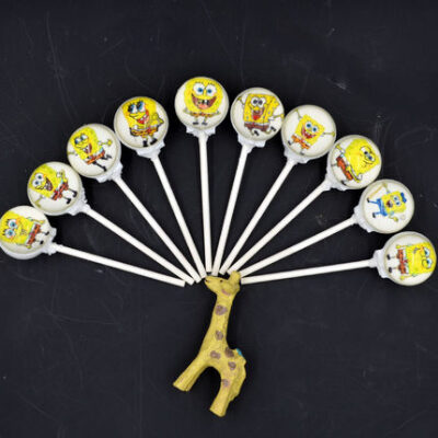 【包邮】海绵宝宝棒棒糖10支