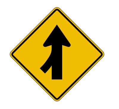 丁型交叉路口标志图片