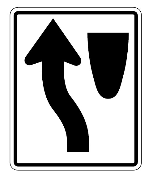 左侧绕行道路交通标志汽车标志