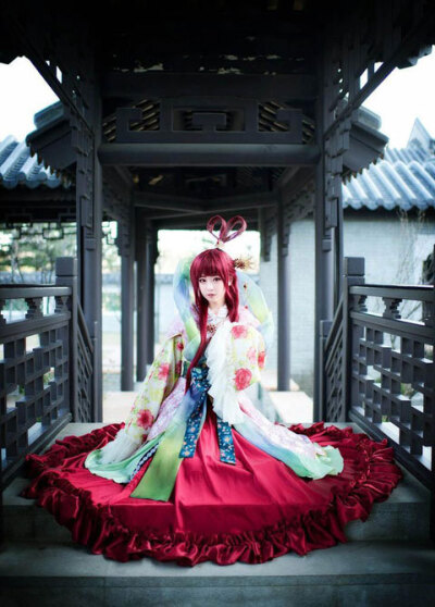螺旋猫《魔笛magi》练红玉cosplay(7)