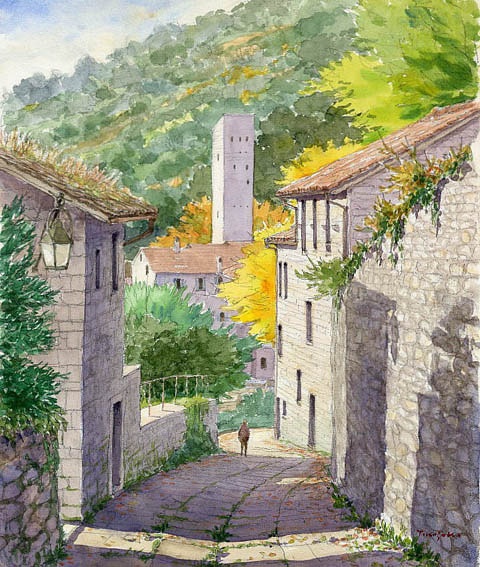 水彩风景~高崎尚昭
