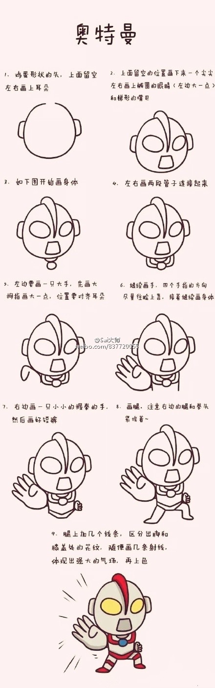 绘画学习# 【萌萌哒简笔画教程】收走练习