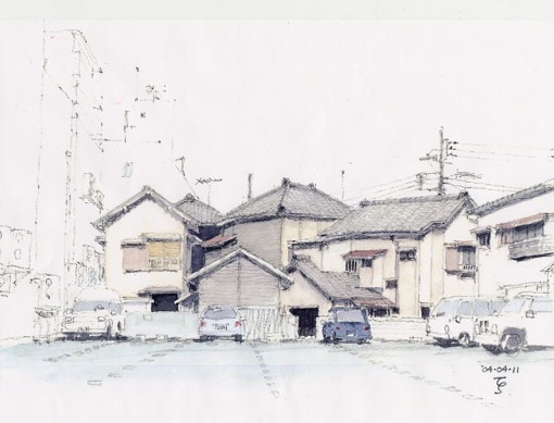 分享来自日本的小清新插画师坂田融的风景插画作品,他的插画采用一种