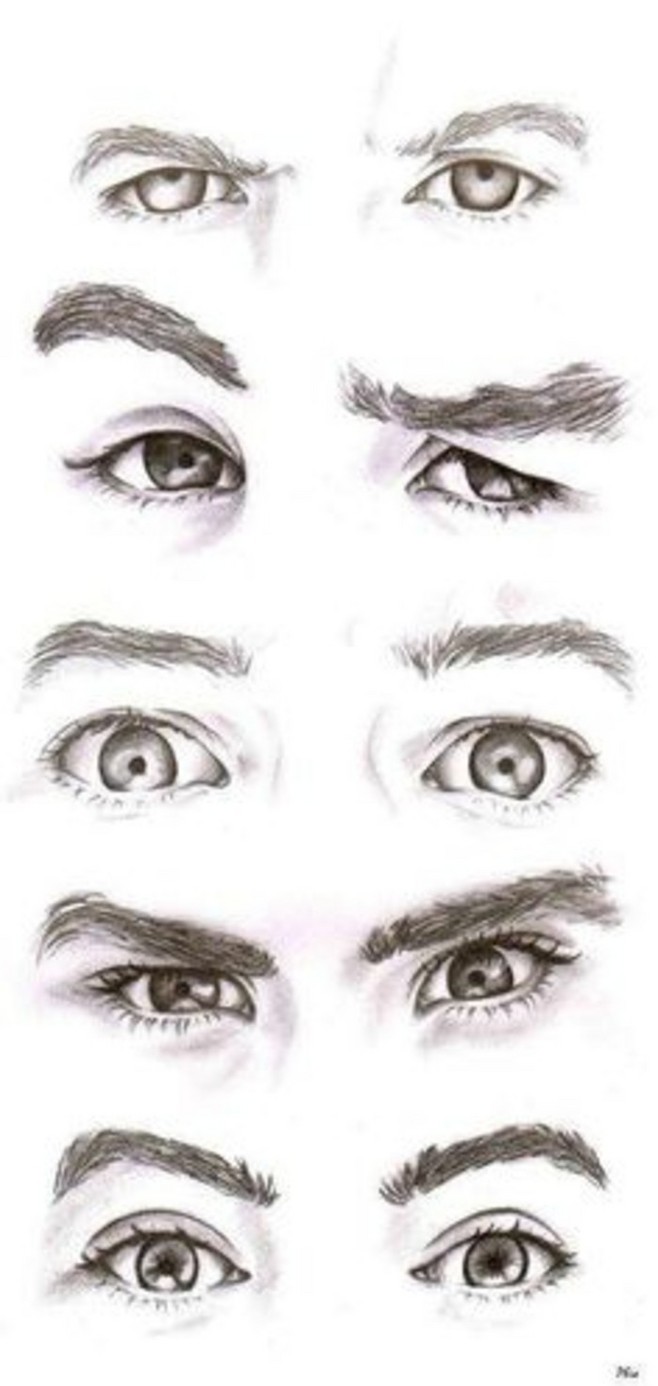 眼睛.双眼.手绘.铅笔.素描.素材.绘画.