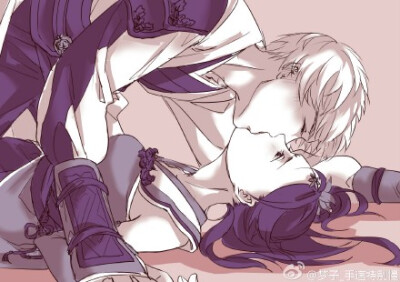 之不良人##凡轩#官方太小气连接吻镜头都不给,萌个官配也要自割腿肉