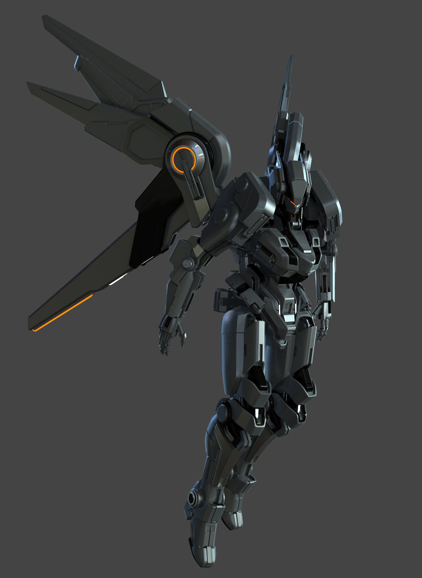 复杂精致机器人3d模型赏析——织梦网