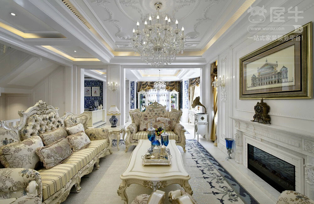 欧式客厅装修效果图