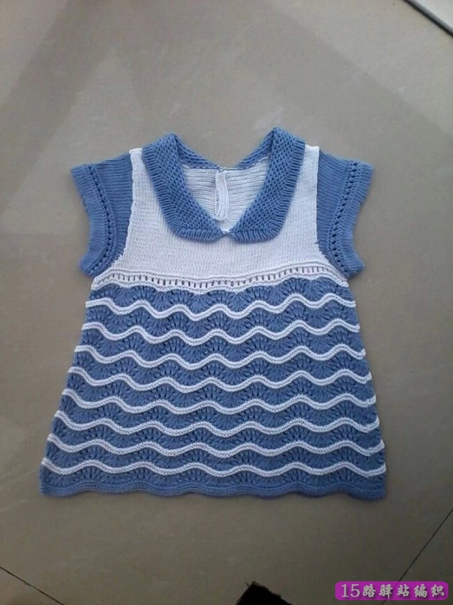 婴幼儿棉纱裙编织款式图|棒针作品秀 - 15路驿站