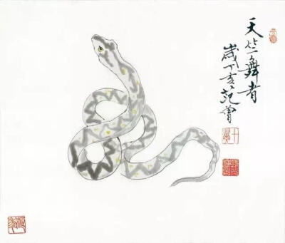 古风图片-汉服图片 【古风图片】范曾精品《十二生肖》 下载次数,十二