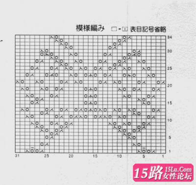 平针蝴蝶花织法图片