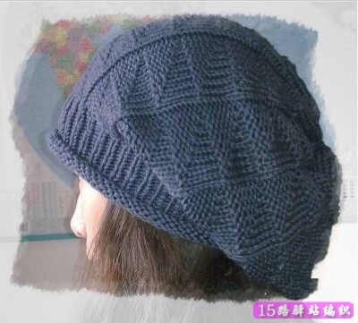 低调的奢华,韩版毛线帽子的织法简要说明