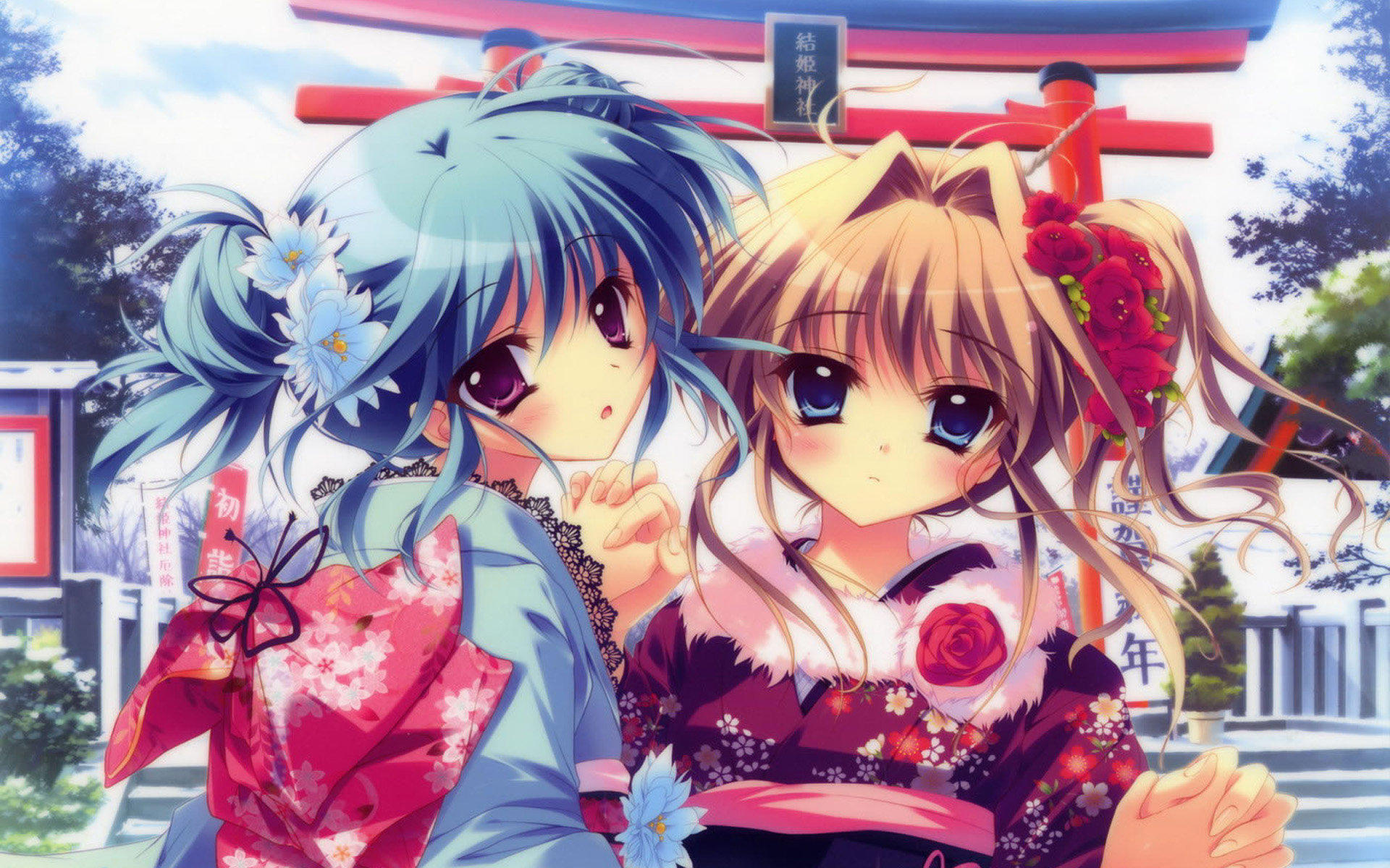 纯白交响曲天羽美羽桌面壁纸