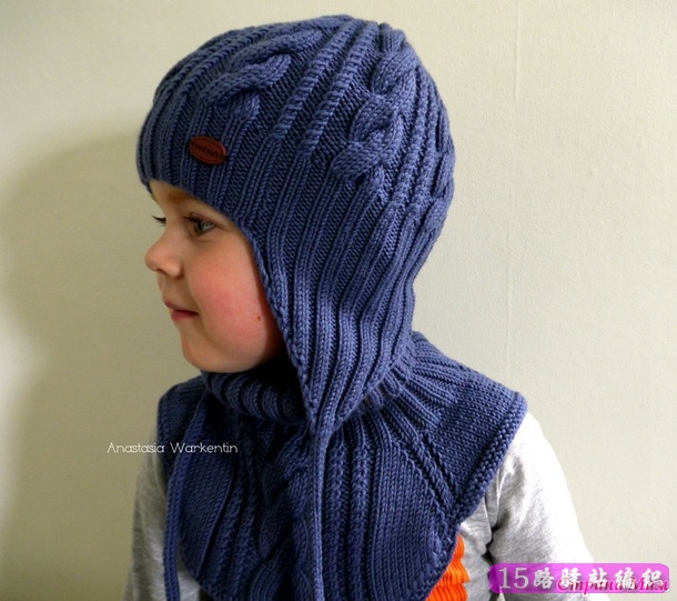 一款可爱的宝宝帽子和一些脖套编织款式图,大多带图解