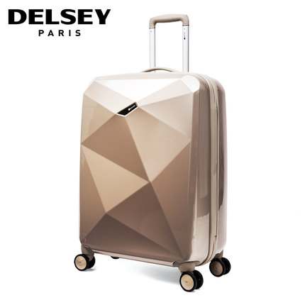 delsey法国大使钻石切割面 旅行箱万向轮 飞机轮行李箱【原价 2690.
