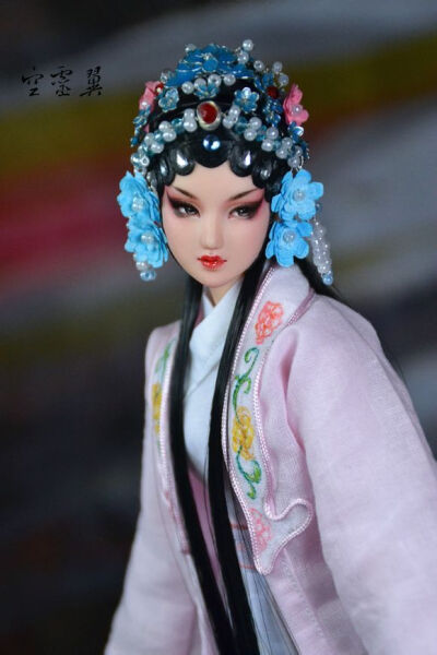二手【obitsu1/6娃娃】戏子艳青瑶 发型展示