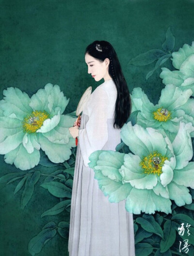 有韵味的古风工笔画感觉的人像摄影