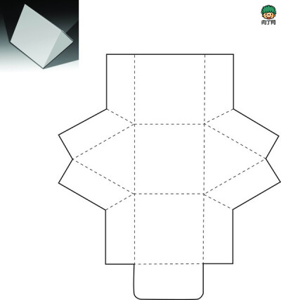 硬纸板自制收纳盒教程图片