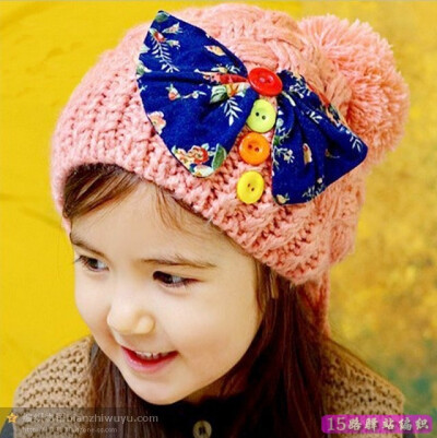 毛线编织出来的儿童帽子款式,多款漂亮的帽子