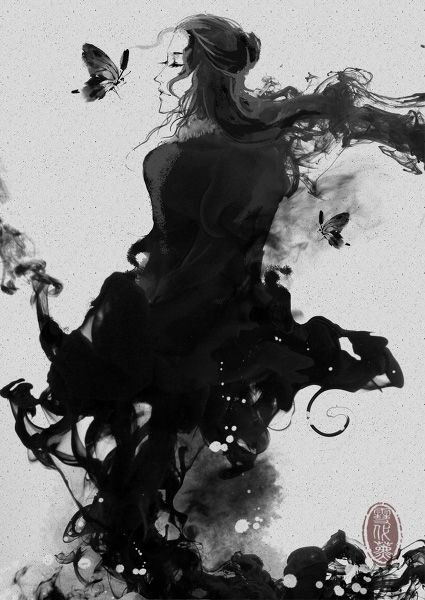 一组古风典雅的插画作品
