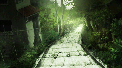 动漫里下雨的场景 - 堆糖,美图壁纸兴趣社区