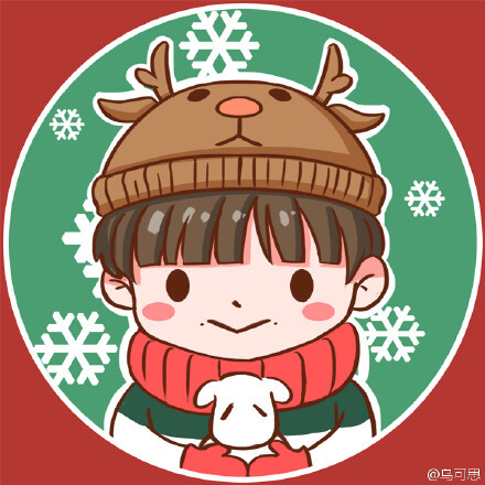 tfboys易烊千玺# 烊烊羊羊准备过圣诞啦