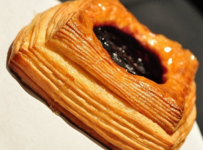 欧式丹麦起酥 原料:高粉900克,低粉100克,即发干酵母20克,糖150克,盐