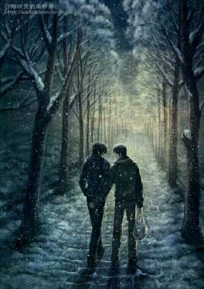 吴邪记得那是一个雪后初霁的清晨,他和张起灵在一块儿散步
