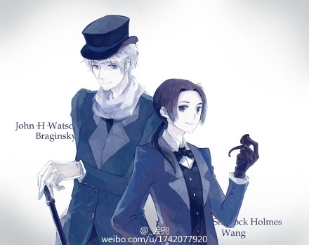 露中##aph#华生露x福尔摩斯耀【终于可以摸会儿鱼