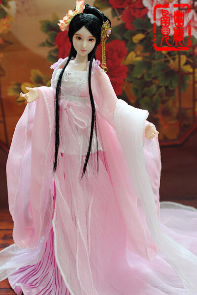 obitsu27中胸/可儿娃娃 古装娃衣衣服 蜀葵