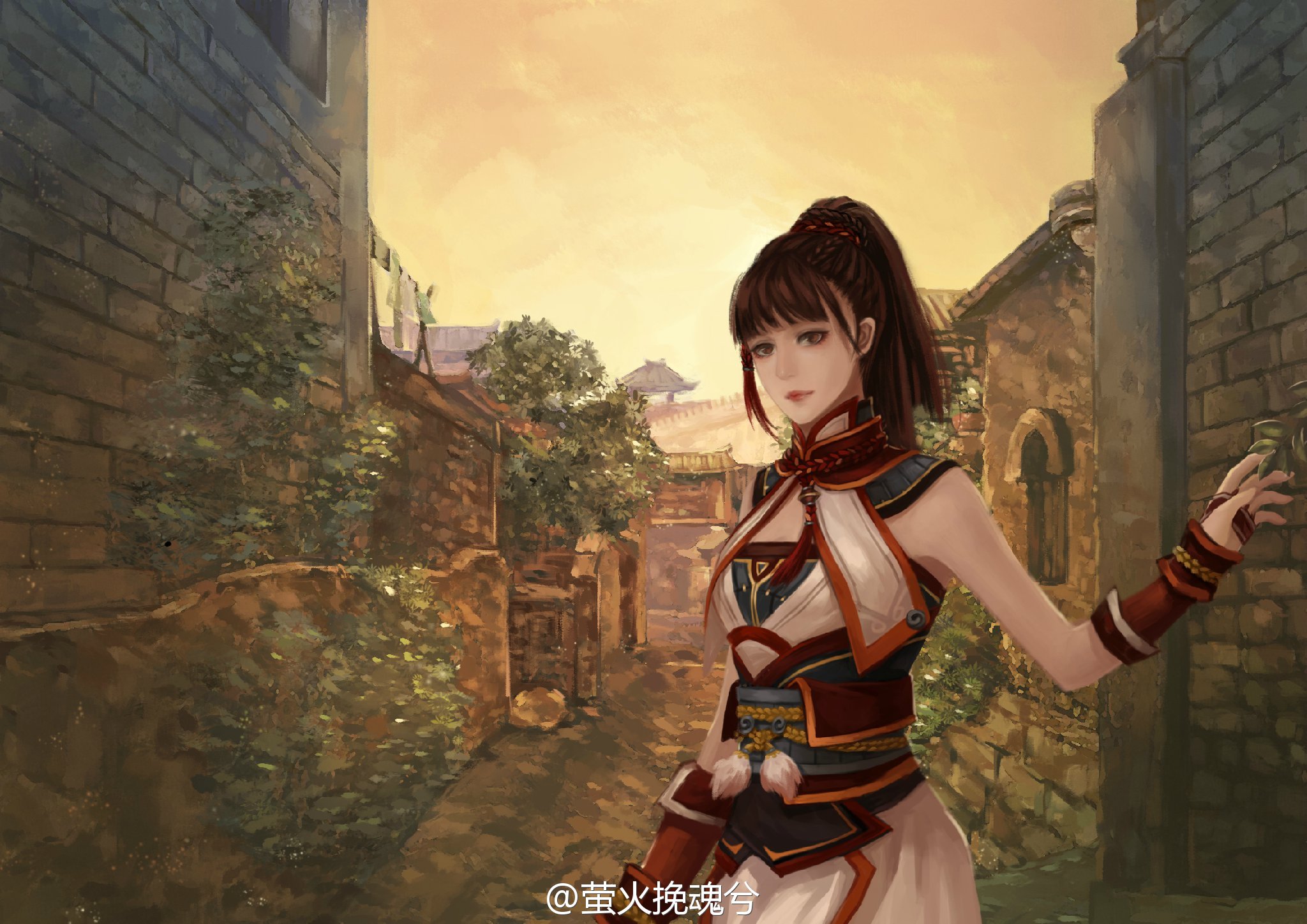 古剑奇谭二 闻人羽 绘师【萤火挽魂兮】