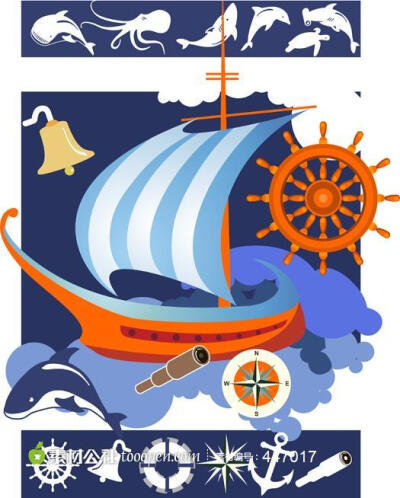 收集   点赞  评论  航海远航探险船 0 2 风筝2018  发布到  插画